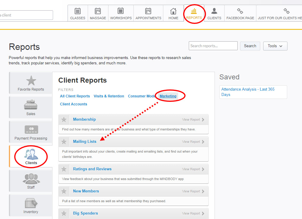 Printing mailing labels